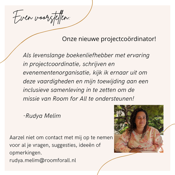 Nieuwe projectcoördinator: Rudya Melim